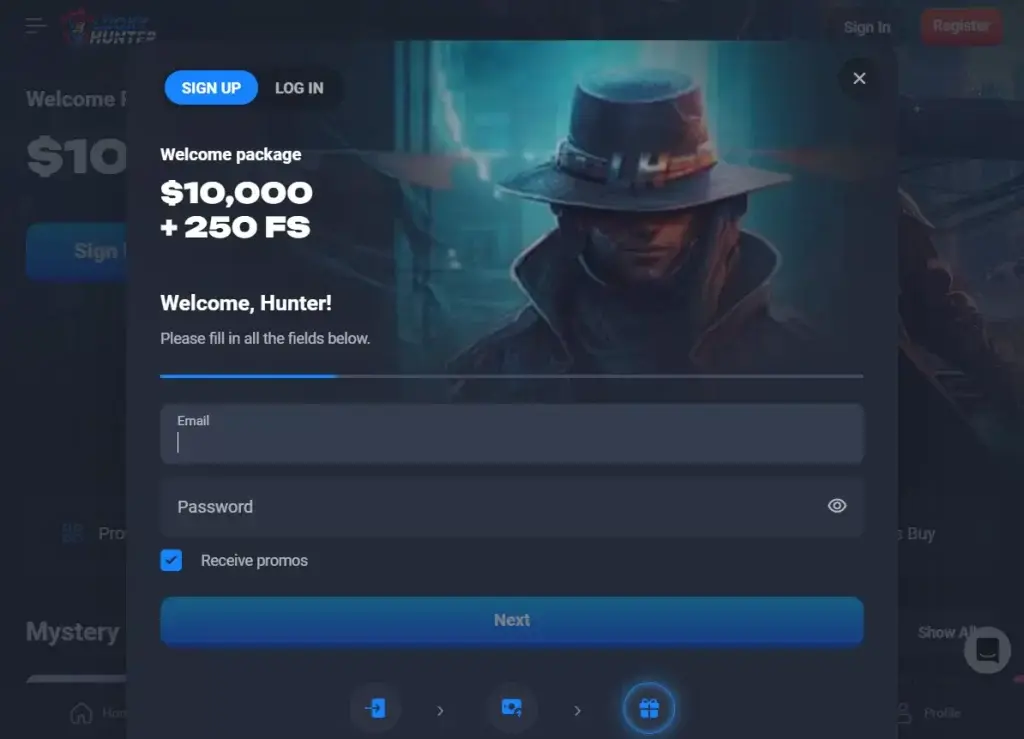 Sign-Up Form for New Users