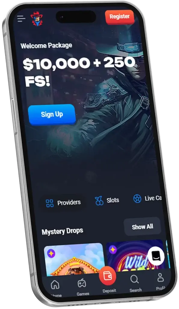 Mobile Casino Homepage